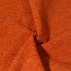 Tissu Velours d'ameublement texturé Genova uni  Orange