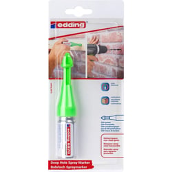 Marqueur - Vert fluo - Marquage zone inaccessible - Peinture craie - Tous supports - Edding 8870