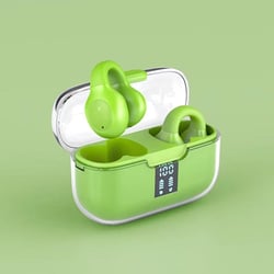 Ecouteurs Bluetooth Conduction Osseuse Réduction Bruit Confort Hautement Ergonomique Vert YONIS