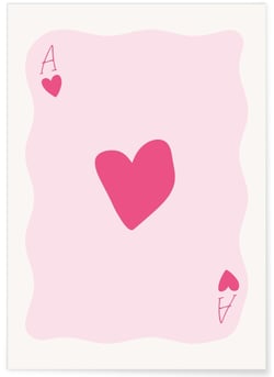 Affiche As de coeur 2 | A3 : 29,7x42cm