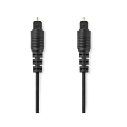 Nedis Câble Audio Optique Toslink Male Male 5m Son Numérique Noir