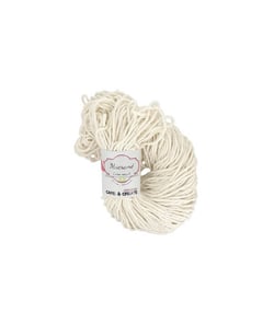 Echeveau macramé en coton recyclé 250GR - Care & Create Blanc cassé