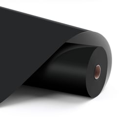 LOKLiK Vinyle Adhésif Mat 12 m – Noir – 30.5 x 1200 cm