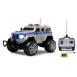 Police véhicule blindé Monstertruck 1:12 27MHz LED incl. Batterie & chargeur inkl. Akku & Ladegerät - Jamara - Vert