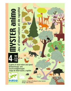 Jeu de cartes – myster animo - Djeco - Vert