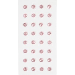 Pierres de strass, d 8 mm, rose clair, 32 pièces/ 1 Pq.