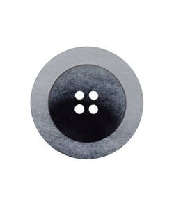 Carte de 3 boutons Fantaisies Gris 4 trous 18mm - Union Knopf Gris