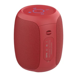 Enceinte Bluetooth Portable Etanche IPX6 Son 24H Autonomie Batterie 4400mAh Rouge YONIS
