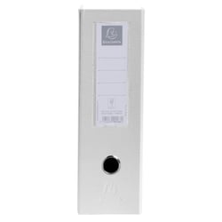 Porte-revues PP - Dos 100mm - livrés à plat - 23x31cm - Blanc - x 10 - Exacompta