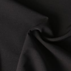 Tissu Crêpe Scuba extensible Nayeli uni Noir