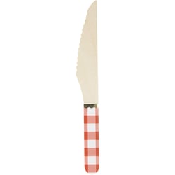 8 Couteaux en Bois Guinguette