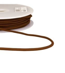 Bobine 30m cordon tressé 4,5mm marron