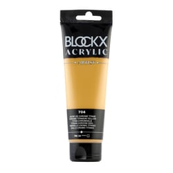 Peinture acrylique - Jaune chrome titane - 704 - BLOCKX Artist - Qualité beaux-arts - Tube 120ml