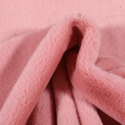 Tissu Fausse fourrure Bear Ultra douce Rose