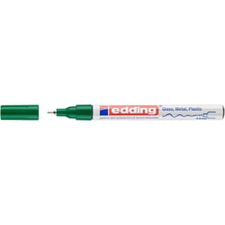 Lot de 10 marqueurs peinture brillante - EDDING - Vert - Pointe ogive 0,8 mm