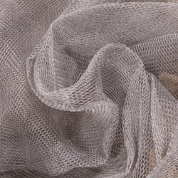 Tissu Tulle rigide uni Gris souris - Au mètre
