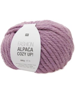 Pelote 100gr laine et Alpaga FASHION ALPACA COZY UP - Rico Design 09 Violet
