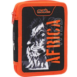 Trousse garnie Africa Wild Lion Must 21 CM - 2 compartiments