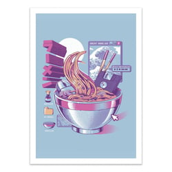 Affiche 50x70 cm - Web Ramen - Ilustrata