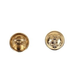 Lot de 6 boutons métal ancre or