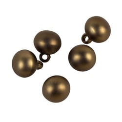 Lot de 3 boutons boule cuivre 12mm