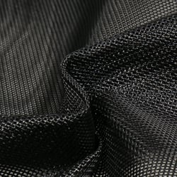 Toile Transat grille extérieure textilène unie Noir