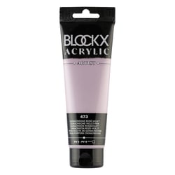 Peinture acrylique - Quinacridone rose violet - 473 - BLOCKX Artist - Qualité beaux-arts - Tube 120ml