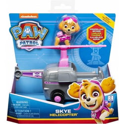Pat patrouille stella avec son hélicoptère - figurine chien - spin master - 20114324