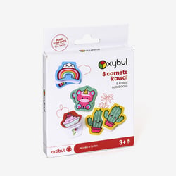 8 carnets Kawaï Oxybul