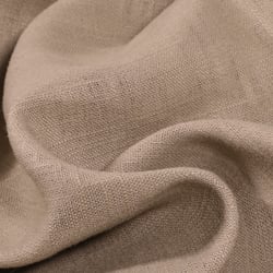 Tissu Ramie Lin uni Beige nature