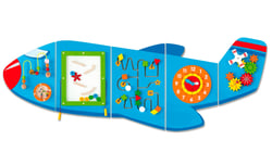 Panneau d'activités mural Avion - Viga Toys