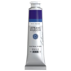 Peinture à l'huile - Extra-fine - Bleu indien - 039 - Lefranc Bourgeois - 40ml
