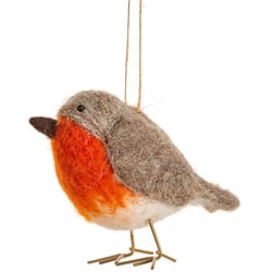 Suspension Rouge-Gorge (12 cm) - Feutrine