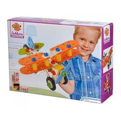 Eichhorn Constructor 4 en 1 Biplan 85 pièces
