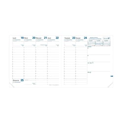 EXECUTIF FR Recharge - 16x16 cm - Semainier - 14 mois de décembre à janvier