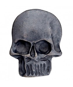 Bouton Tête de mort à queue 30mm - Prym Argent Antique gris
