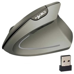 Souris Ergonomique Sans Fil 2400 DPI 6 Boutons Pour Canal Carpien Gris YONIS