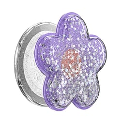 PopSockets Support Smartphone PopGrip Premium MagSafe Effet Pailleté Étoile Lavande
