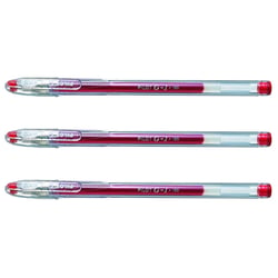 Stylo gel G-1 point fine 0,5mm tracé 0,3mm rouge Rouge Pilot