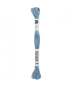 Fil à broder mouliné Uni - Rico Design 140 Bleu