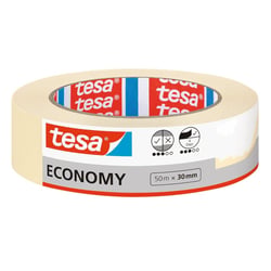 Ruban de masquage - Economy - Pour travaux de peinture - Tesa 50m x 30mm