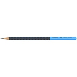 Crayon graphite FABER-CASTELL GRIP 2001 TWO TONE - HB - Corps triangulaire bicolore bleu