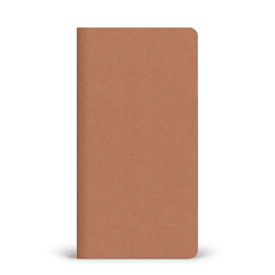 Le cahier "Traveller Notebook" - pages pointillées - Teck - 118 x 210 mm - Made in France