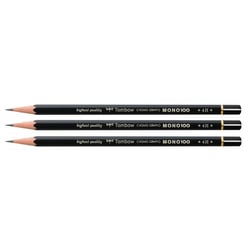Crayon graphite TOMBOW - MONO 100 - Lot de 3 - Dureté 4H