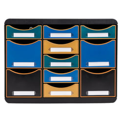 Module de classement Storebox Multi 11 tiroirs Neo Deco - Couleurs assorties - Exacompta