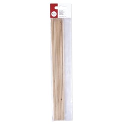 Baguettes en bois, 3 mm, longueur 30 cm, 10 pces