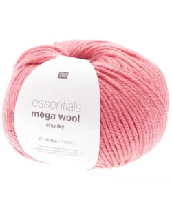 Laine à tricoter Essentials Mega Wool Chunky - Rico Design 18 Rose