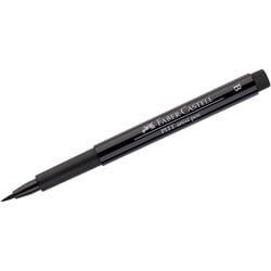Lot de 10 feutres encre de Chine pointe pinceau - FABER-CASTELL - Noir - PITT Artist Pen