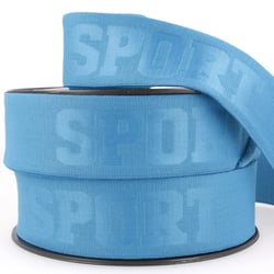 Bobine 20m élastique 3d sport 40mm Bleu clair 40mm