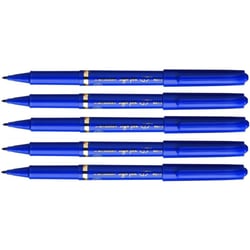 5 feutres d'écriture Sign Pen Uni Ball bleu pointe fine